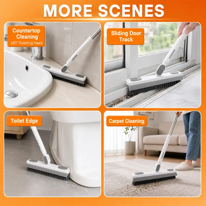 SOPAMI 180° Rotating Gap Cleaning Tool - Extendable Adjustable No-Touch Cleaner for Windows, Sliding Doors, Narrow Spaces, Home Deep Cleaning