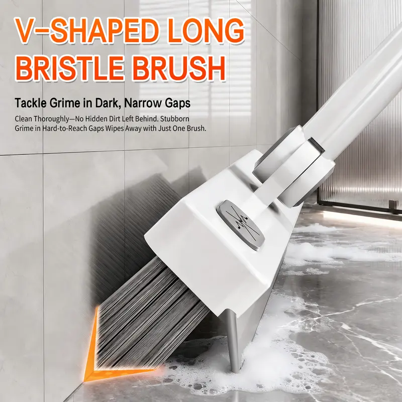 SOPAMI 180° Rotating Gap Cleaning Tool - Extendable Adjustable No-Touch Cleaner for Windows, Sliding Doors, Narrow Spaces, Home Deep Cleaning
